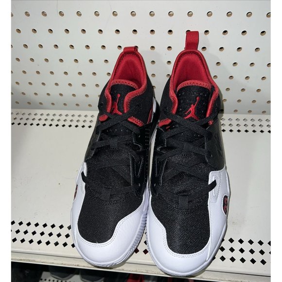 Jordan Stay Loyal 2 Mens Basketball Shoes Size 10 Black Red White DQ8401-061 - Picture 4 of 9